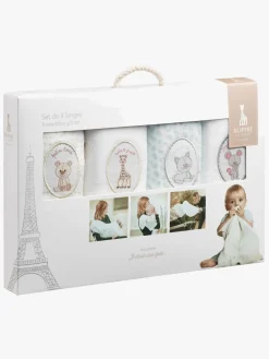 Stofbleer, Nusseklude & Babytæpper|SophietheGiraffe Sophie the Giraffe Stofble 4-pak