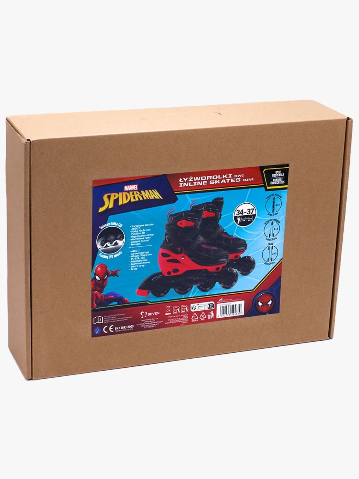 Skating|Spiderman Spider-Man Inliners 3-i-1 Størrelse 30-33