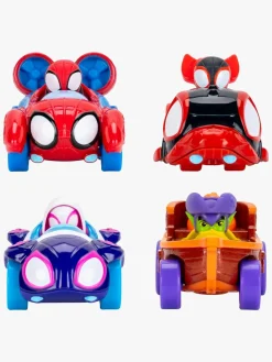 SpideyandFriends Legetøjsbiler & -Fartøjer-Spidey And His Amazing Friends Bilsæt 4-pak