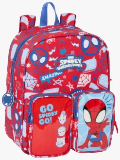 Tasker|SpideyandFriends Spidey and His Amazing Friends Mini Rygsæk 6L, Rød/Lyseblå