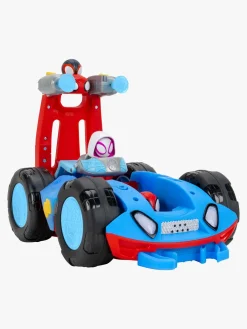 SpideyandFriends Legetøjsfigurer-Spidey And His Amazing Friends Flip & Reveal Bilsæt