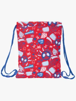 Tasker|SpideyandFriends Spidey and His Amazing Friends Gymnastikpose, Rød/Lyseblå