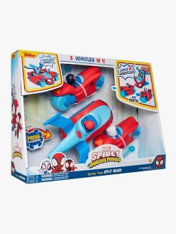 SpideyandFriends Legetøjsfigurer-Spidey and His Amazing Friends Team Split Racer Sæt