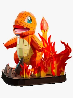 Spil & Puslespil|SpinMaster Spin Master 4D Build Pokemon Charmander 3D-puslespil
