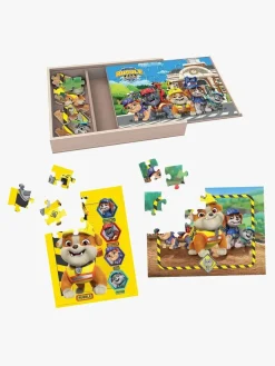 Spil & Puslespil|SpinMaster Spin Master Rubble & Crew Træpuslespil 3-i-1