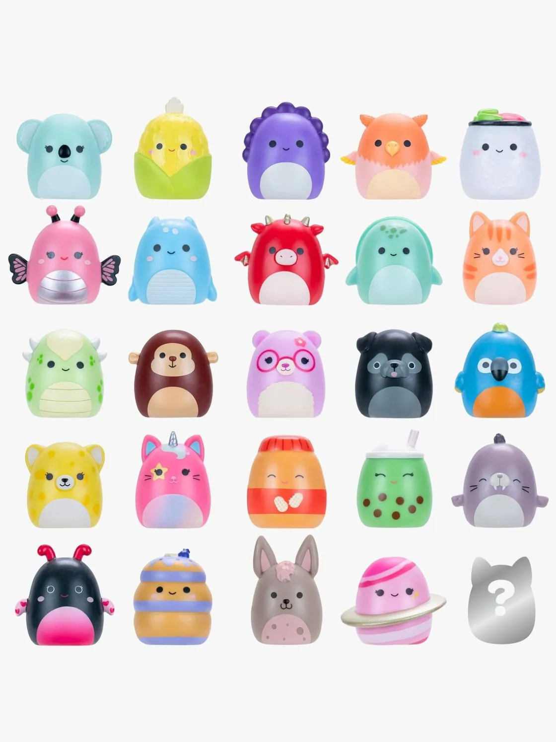 Legetøjsfigurer|Squish-a-longs Figursæt 25-pak 2,5 cm Series 1