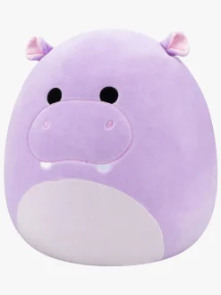 Dukker & Bamser|Squishmallows Bamse Hanna Flodhest 40 cm Lilla