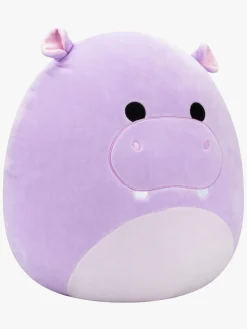 Dukker & Bamser|Squishmallows Bamse Hanna Flodhest 40 cm Lilla