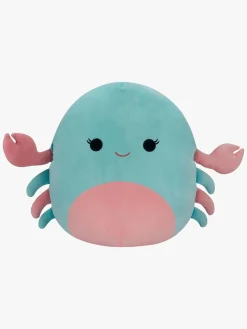 Dukker & Bamser|Squishmallows Bamse Isler Crab 50 cm Grøn/Rød