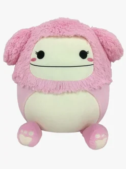 Dukker & Bamser|Squishmallows Fuzz A Mallows Bamse Brina Bigfoot 50 cm Lyserød/Beige