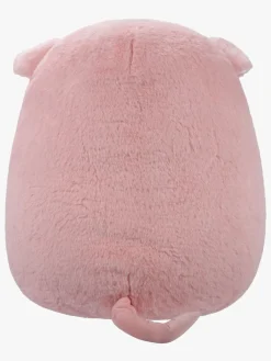 Dukker & Bamser|Squishmallows Fuzz A Mallows Bamse Peter Pig 50 cm Lyserød/Hvid