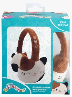 Elektronik & Media|Squishmallows Høretelefoner, Cam Brun/Hvid