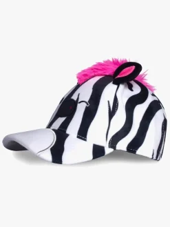 Tilbehør|Squishmallows Kasket, Tracey Sort/Hvid/Lyserød