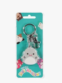 Tilbehør|Squishmallows Nøglering, Gordon Hvid/Grå