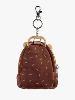 Tilbehør|Squishmallows Nøglering Micro Rygsæk, Hans Brun/Beige