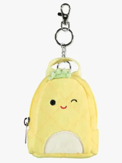 Tilbehør|Squishmallows Nøglering Micro Rygsæk, Maui Gul/Hvid/Grøn