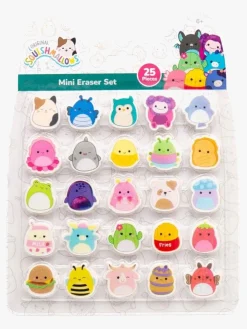 Kreativt Legetøj|Squishmallows Viskelædere 25 Stk. Flerfarvet