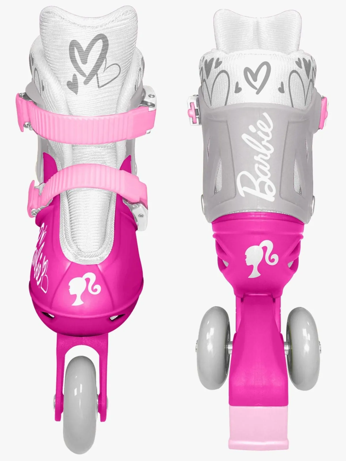 Skating|Barbie Stamp Justerbar 2-i-1 Inliners Størrelse 27-30, Pink