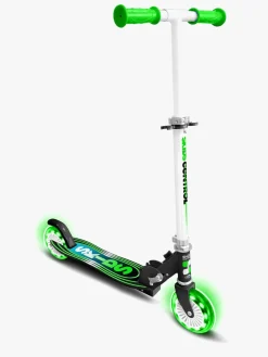 Løbehjul|Stamp Sammenklappeligt Light-Up Løbehjul, Grøn/Sort