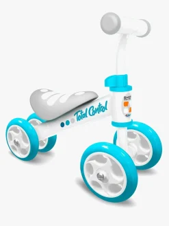 Stamp Pedal- & Gåbiler-Skids Control Gåbil, Blå/Hvid