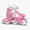 Skating|Stamp Skids Control Justerbar 2-i-1 Inliners Størrelse 27-30, Lyserød/Grå
