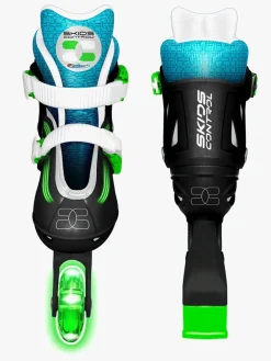 Skating|Stamp Skids Control Light-Up Inliners Størrelse 30-33, Grøn/Sort