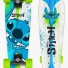 DisneyLiloAndStitch Skating-Stamp Stitch Crusier Skateboard, Blå/Hvid