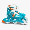 Skating|DisneyLiloAndStitch Stamp Stitch Justerbar 2-i-1 Inliners Størrelse 27-30, Grøn/Blå