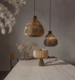 Børn StarTrading Lamper & Belysning-Star Trading Borddekoration Honeycomb, Beige