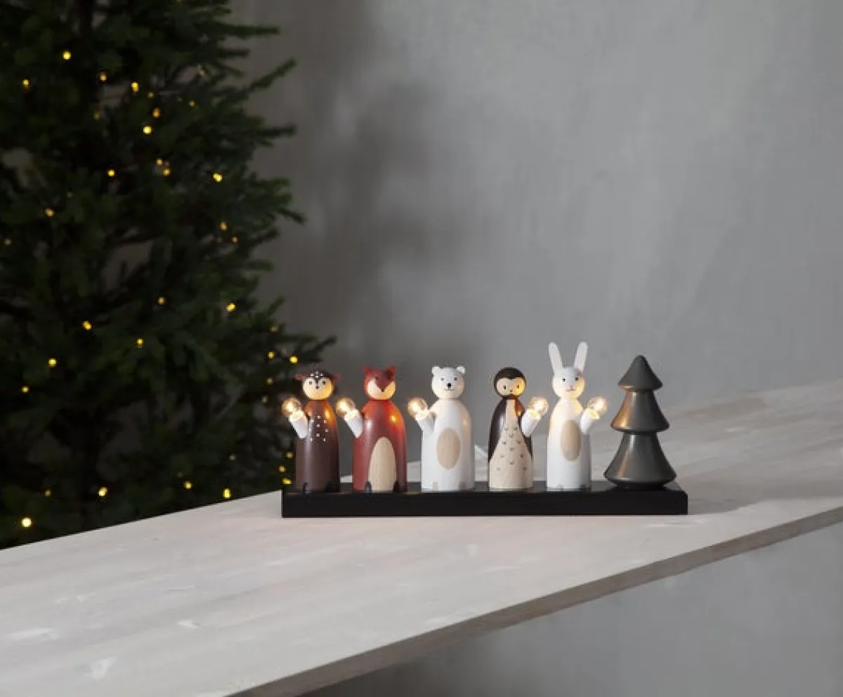 Børn StarTrading Interiør-Star Trading Lysestage, Forest Friends