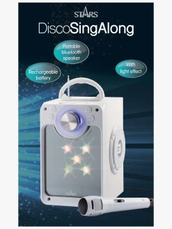 Elektronik & Media|STARS Karaokemaskine med Lys, Hvid