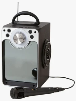 Elektronik & Media|STARS Karaokemaskine med Lys, Sort