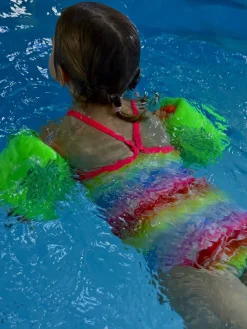 Uv & Strand|Strooem Softies Badevinger, Lime-Orange Grøn/Orange