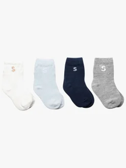 Undertøj|STUCKIES Strømper Baby 4-pak, Wavy