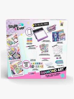 Kreativt Legetøj|Style4Ever Style 4 Ever Lystavle Diamond Art 3-i-1