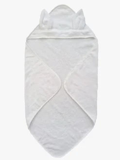 Uv & Strand|Summerville Rabbit Babyhåndklæde Øko, Hvid