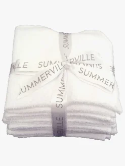 Summerville Pleje & Hygiejne-Vaskeklude 10-pak, Hvid