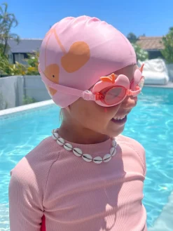 Svømning|SUNNYLiFE Badehætte, Cotton Candy Cherry Lyserød