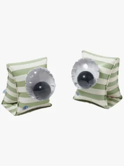 Svømning|SUNNYLiFE Badevinger, Shark Tribe Khaki Grøn