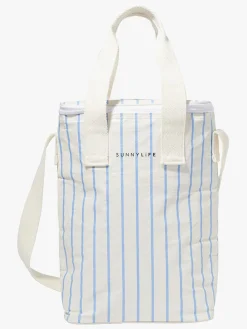 Tasker|SUNNYLiFE Køletaske til Drikkevarer, Le Weekend Blue-Crème