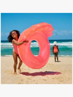 Vandleg|SUNNYLiFE Luxe Badering, Shell Neon Coral