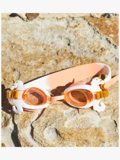 SUNNYLiFE Svømning-Mini Svømmebriller, Seahorse Unicorn White