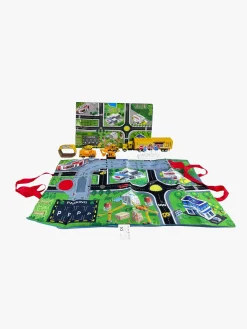 Legetøjsbiler & -Fartøjer|Suntoy Container Truck Legesæt med Måtte 14 Dele  Arbejdskøretøj Flerfarvet/Gul