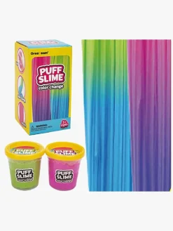 Lærerig Leg|Eksperimenter & Videnskab|Suntoy Puff Slime Color Change Klemmeslime 2-pak Flerfarvet