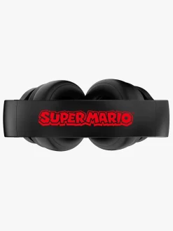 Elektronik & Media|OTLTechnologies Super Mario Høretelefoner Trådløse med LED Sharing AUX Sort