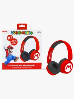 OTLTechnologies Elektronik & Media-Super Mario Høretelefoner Trådløse 85dB-95dB Sharing AUX