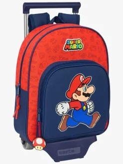 Tasker|SuperMario Super Mario Small Trolley Kuffert 10L Trick, Mørkeblå/Rød