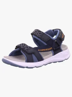 Børn Superfit Sandaler & Klipklapper-Criss Cross Sandaler, Blå/Orange