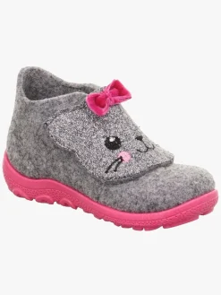 Hjemmesko|Superfit Happy Octi Indesko, Grey/Pink Grå