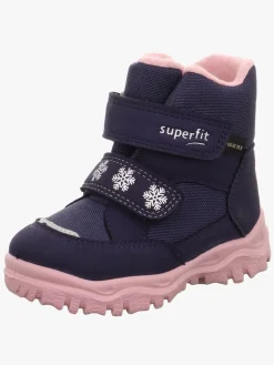 Støvler & Vinterstøvler|Superfit Husky1 Vinterstøvler, Blue/Pink Lyserød